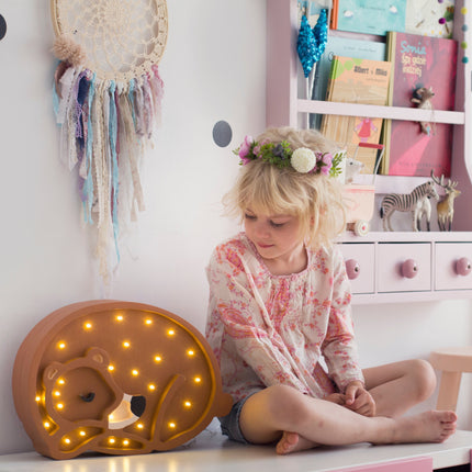 Little Lights Sleeping Bear Lamp