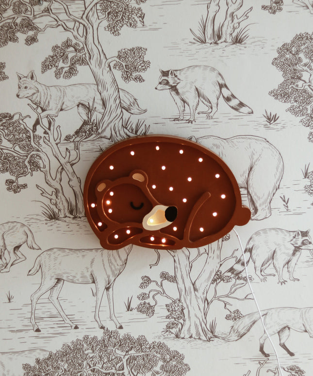 Little Lights Sleeping Bear Lamp