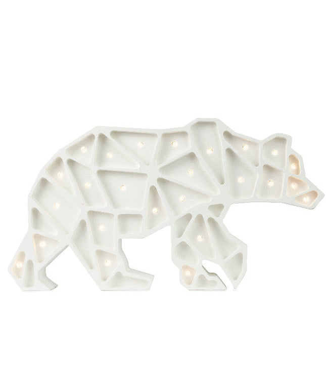 Little Lights Geometric Polar Bear Lamp