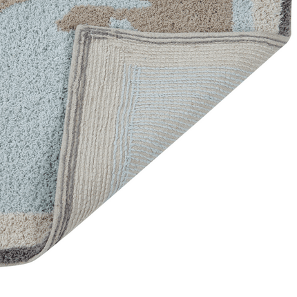 Vintage Map Washable Rug