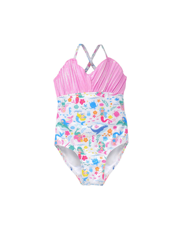 UPF 50+ Mermaid Shell Swimsuit
