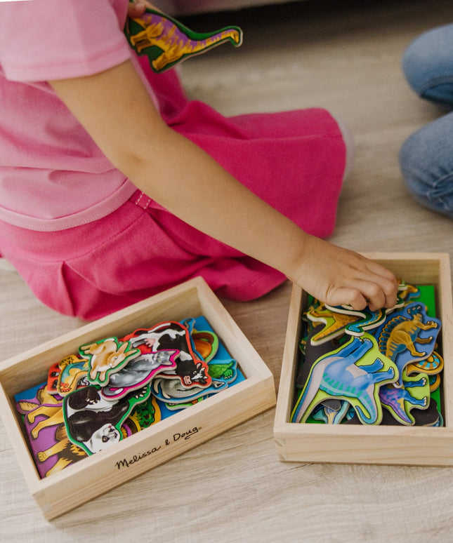 Wooden Magnets Bundle - Animals and Dinosaurs