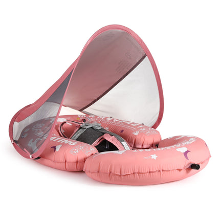 Mambobaby Float Self-Inflating Floating Bed with Canopy
