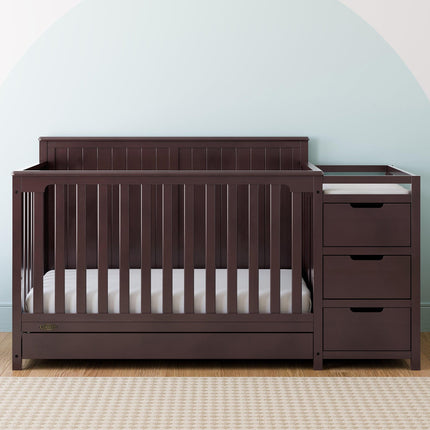 Graco® Hadley 5-in-1 Convertible Crib & Changer with Drawer