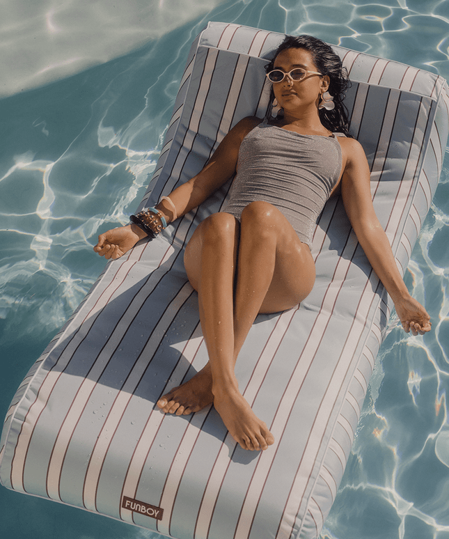 Fabric Sunbed Lounger