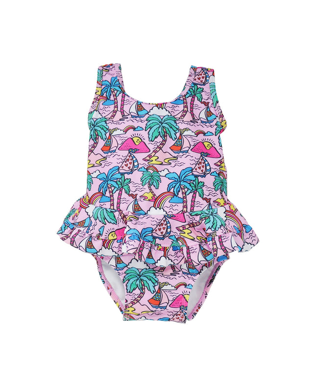 UPF 50+ Stella Infant Ruffle Swimsuit - G