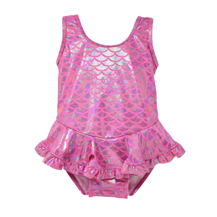 UPF 50+ Stella Infant Ruffle Swimsuit - F