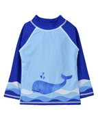 Splish Splash Whale Blue