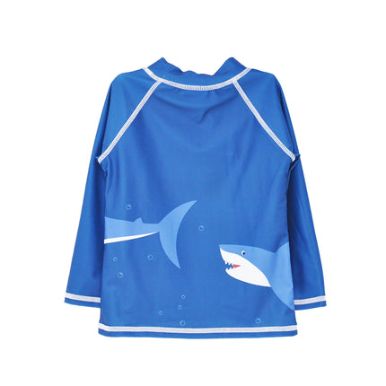 UPF 50+ Graphic Rash Guard Swim Top - G