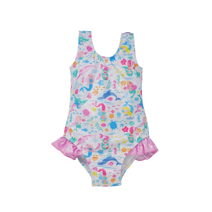 UPF 50+ Delaney Hip Ruffle Swimsuit
