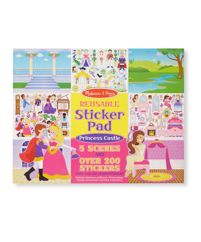 Reusable Sticker Pad Bundle - Fairy, Princess, Dress-Up, and Play House