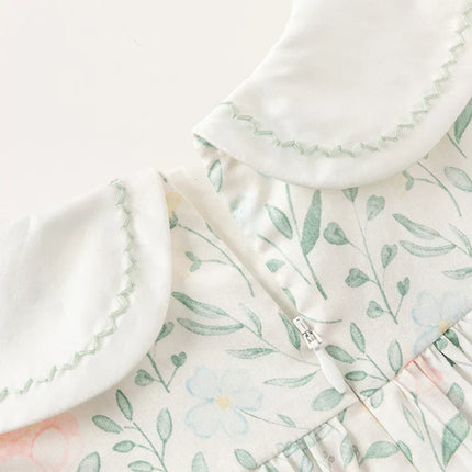 Summer Toddler Girls Sleeveless Floral Princess Dress