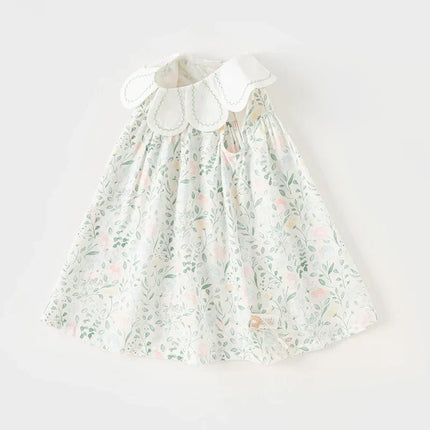 Summer Toddler Girls Sleeveless Floral Princess Dress