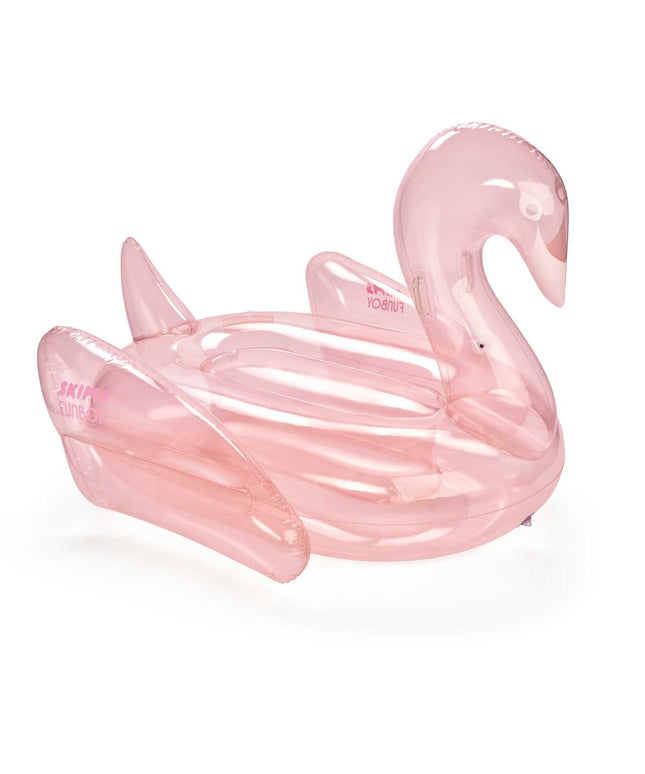 Cherry Blossom Clear Swan Pool Float