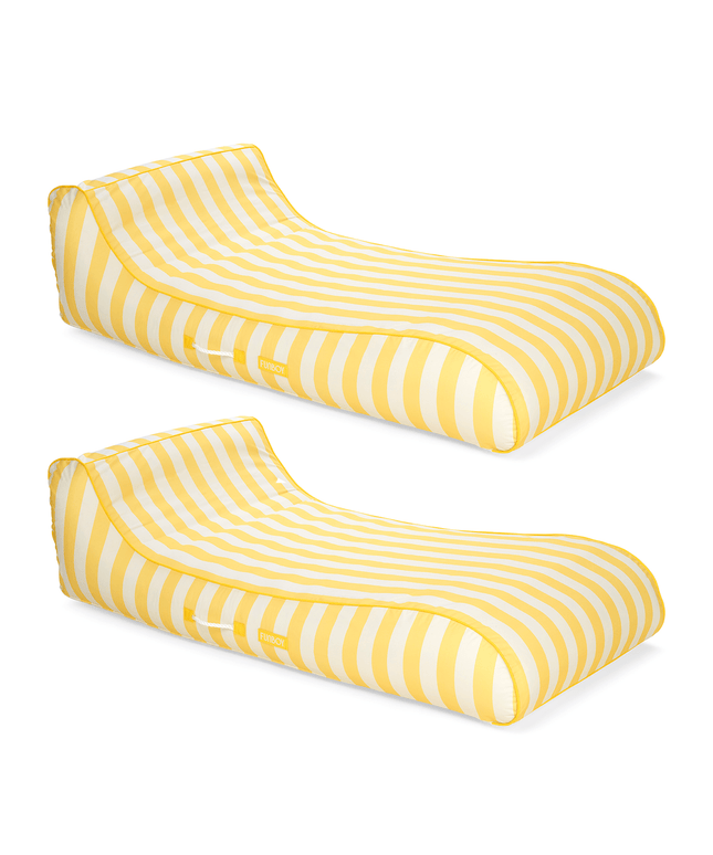 Fabric Sunbed Lounger