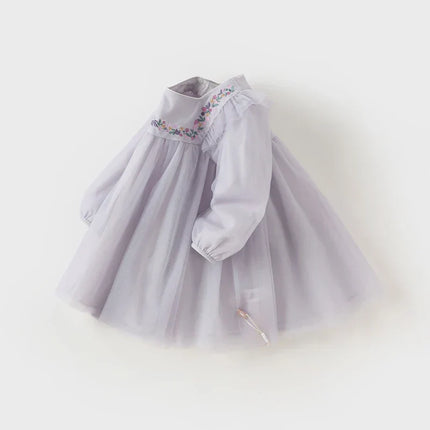 Toddler Girls Noble Mesh Fashion Princess Mesh Dresses