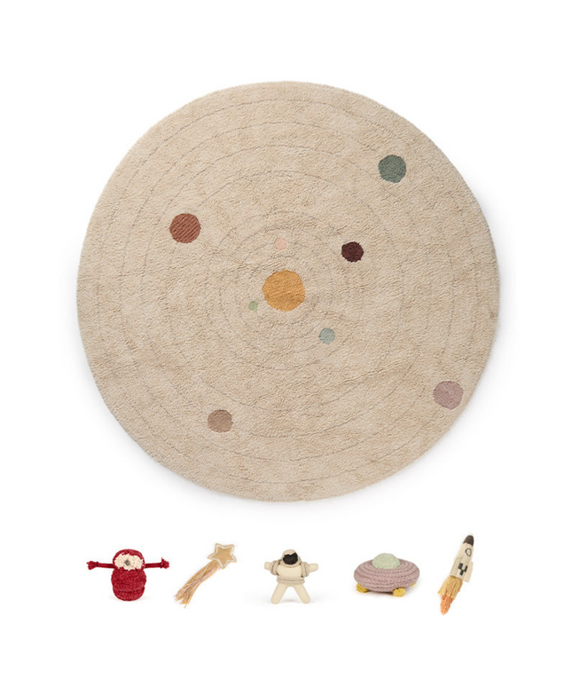 Solar System Washable Play Rug