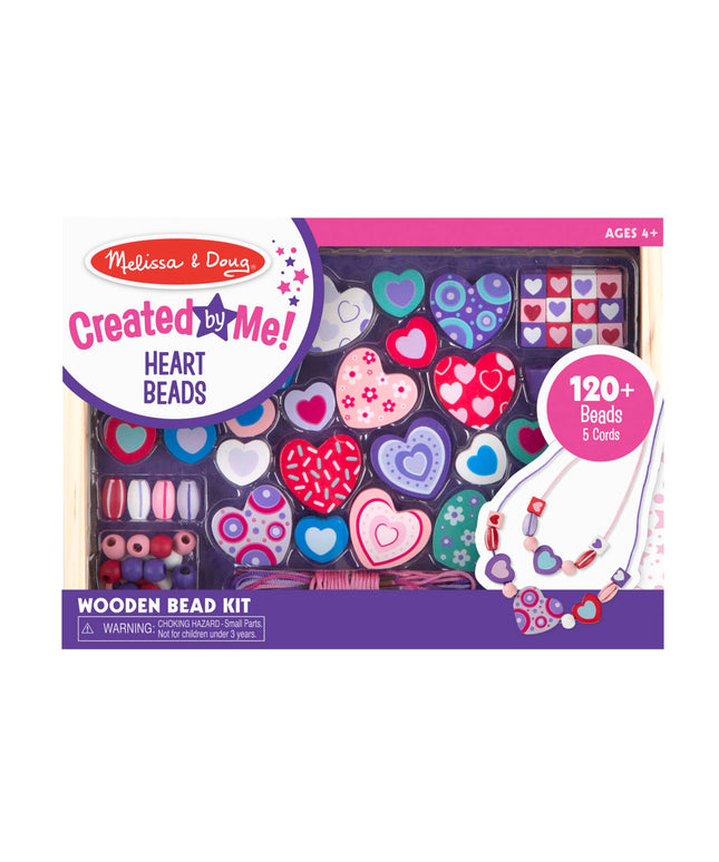 Created by Me! Heart Beads Wooden Bead Kit