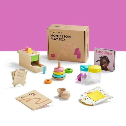 Tiny Land® Montessori Toys Set for Infants (10-12 Month)