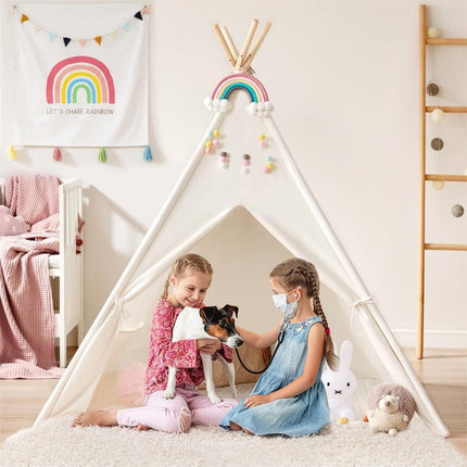 Tiny Land® Teepee for Kids With Mat