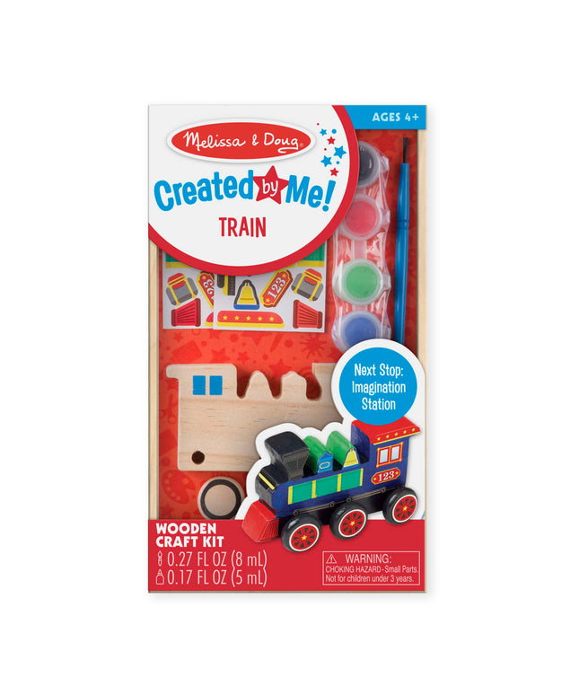 Created by Me! Train Wooden Craft Kit