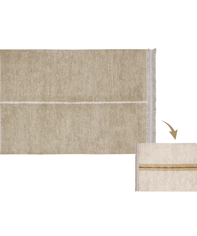 Duetto Reversible Washable Rug - Sage