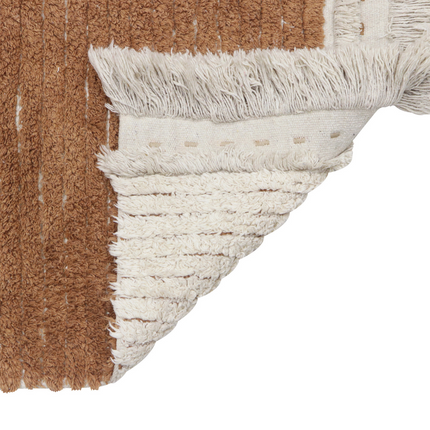 Duetto Reversible Washable Rug - Toffee