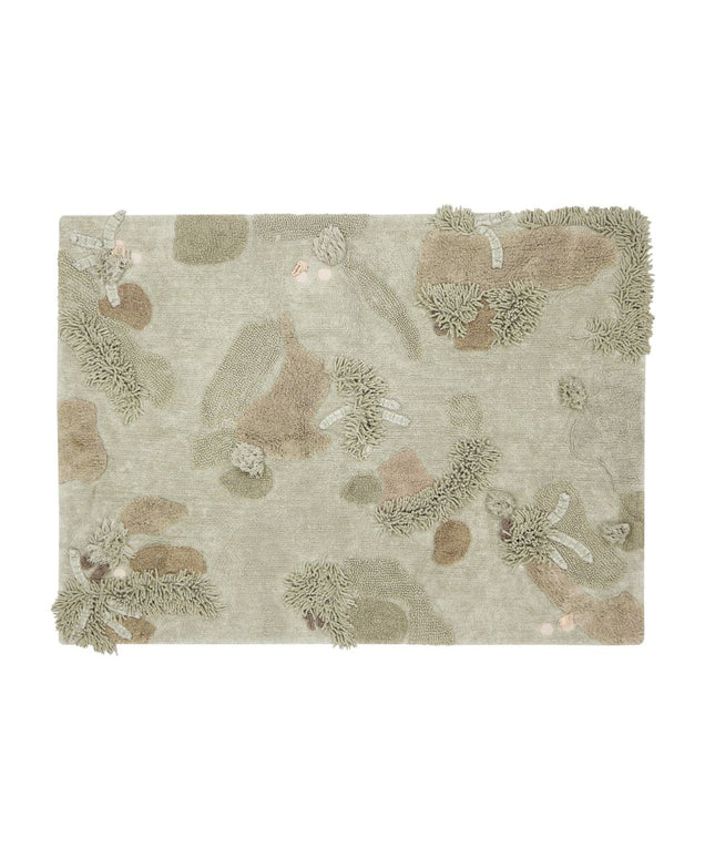 Mushroom Forest Washable Play Rug
