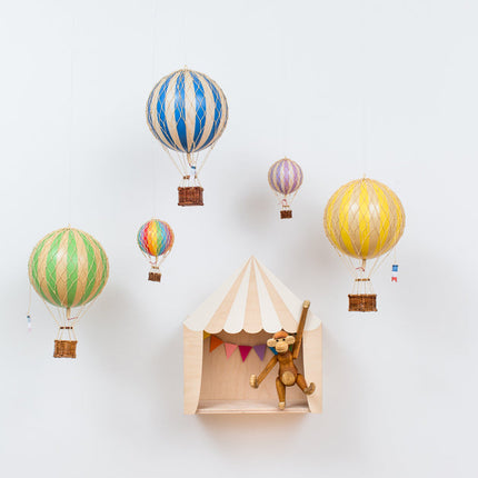 Up Warsaw Circus Wooden Shelf - White