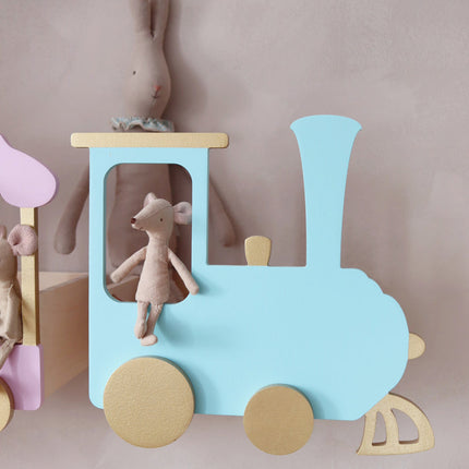 Up Warsaw The Fantasy Express Train Shelf - Pastel Pink