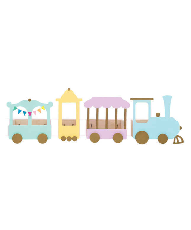 Up Warsaw The Fantasy Express Train Shelf - Pastel Pink