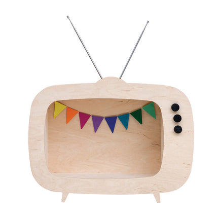 Up Warsaw Kids TV Wooden Shelf - Wooden
