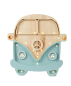 Retro Blue Wood