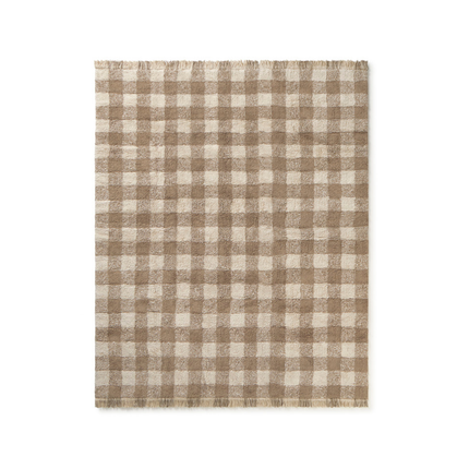 Vichy Checked Washable Rug