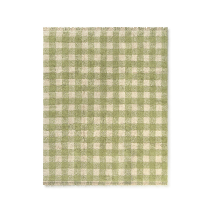 Vichy Checked Washable Rug