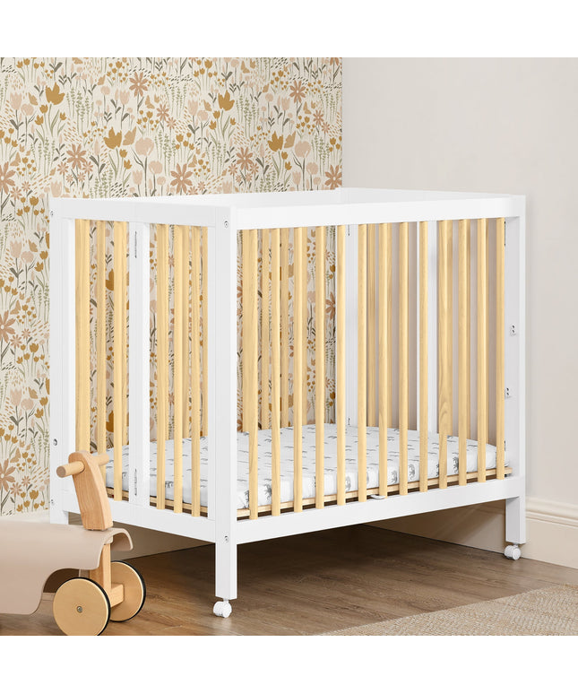 Mia Portable Folding Mini Crib with 1.5-Inch Mattress