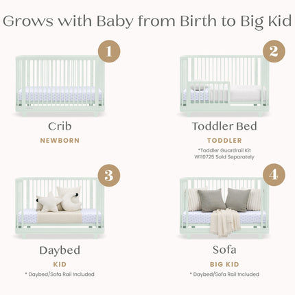 Nest 4-in-1 Convertible Crib