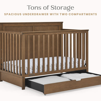 Logan 6-in-1 Convertible Crib with Underdrawer