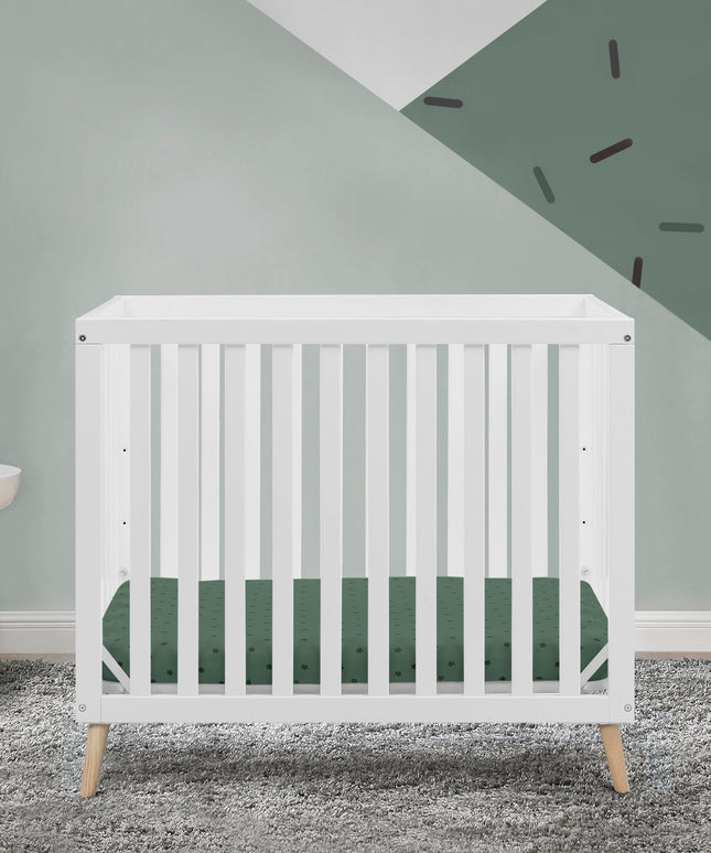 Essex Convertible Mini Baby Crib with 2.75-Inch Mattress, Greenguard Gold Certified