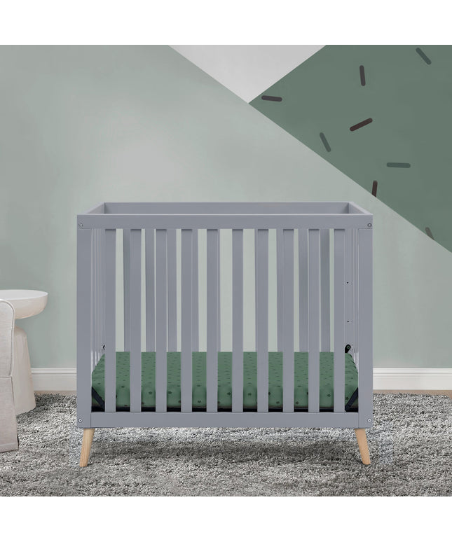 Essex Convertible Mini Baby Crib with 2.75-Inch Mattress, Greenguard Gold Certified