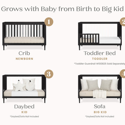 Bowie 4-in-1 Convertible Crib