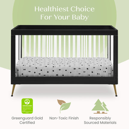 Sloane 4-in-1 Acrylic Convertible Crib