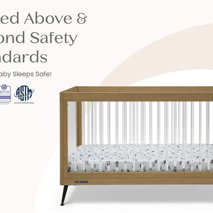 Sloane 4-in-1 Acrylic Convertible Crib