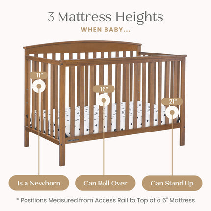 Hanover 6-in-1 Convertible Baby Crib