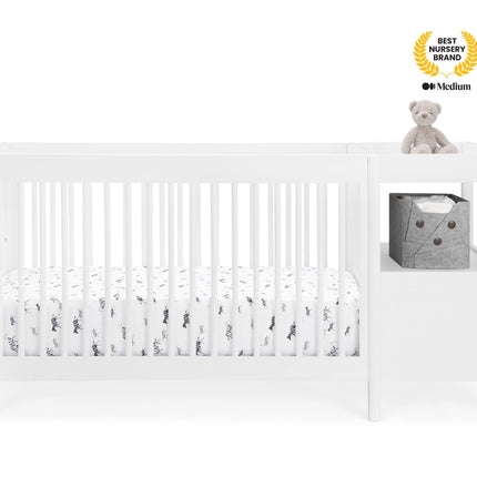 Zoe 5-in-1 Convertible Crib and Changer