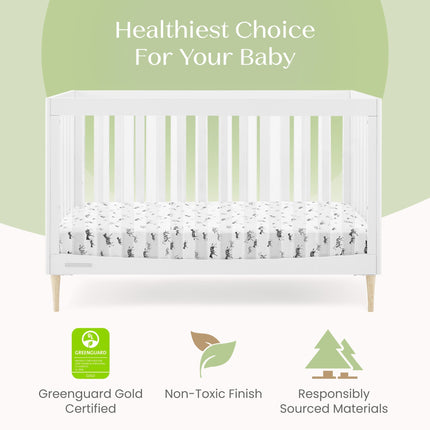 Austin Acrylic 4-in-1 Convertible Crib