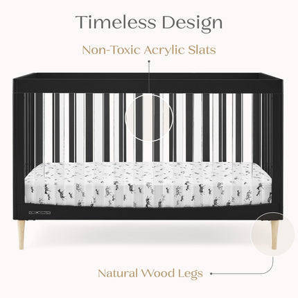 Austin Acrylic 4-in-1 Convertible Crib