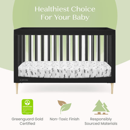 Austin Acrylic 4-in-1 Convertible Crib