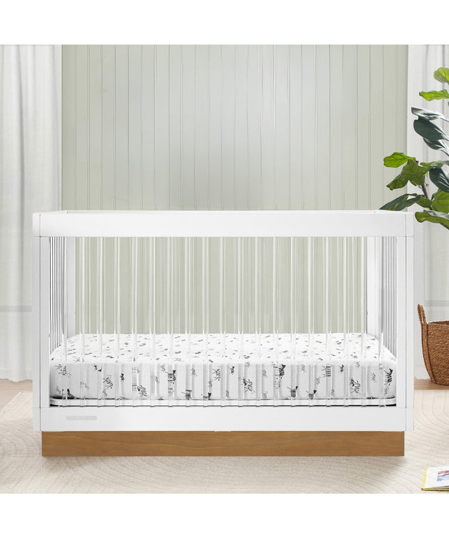 James Acrylic 4-in-1 Convertible Crib