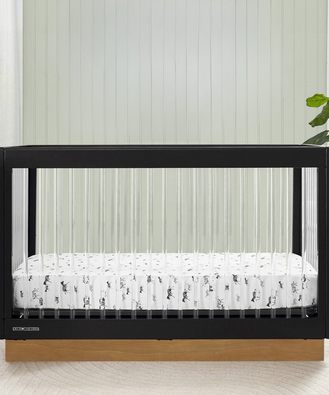 James Acrylic 4-in-1 Convertible Crib